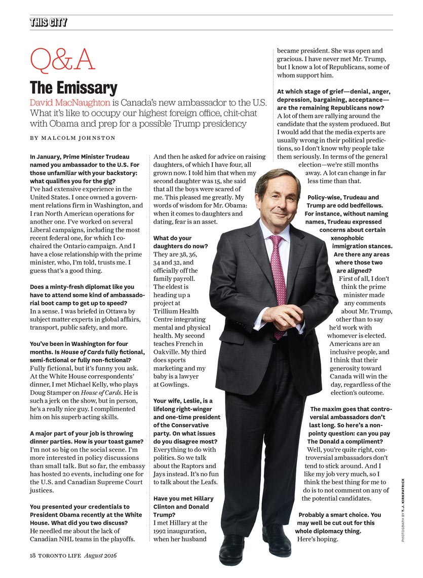 Toronto Life Magazine